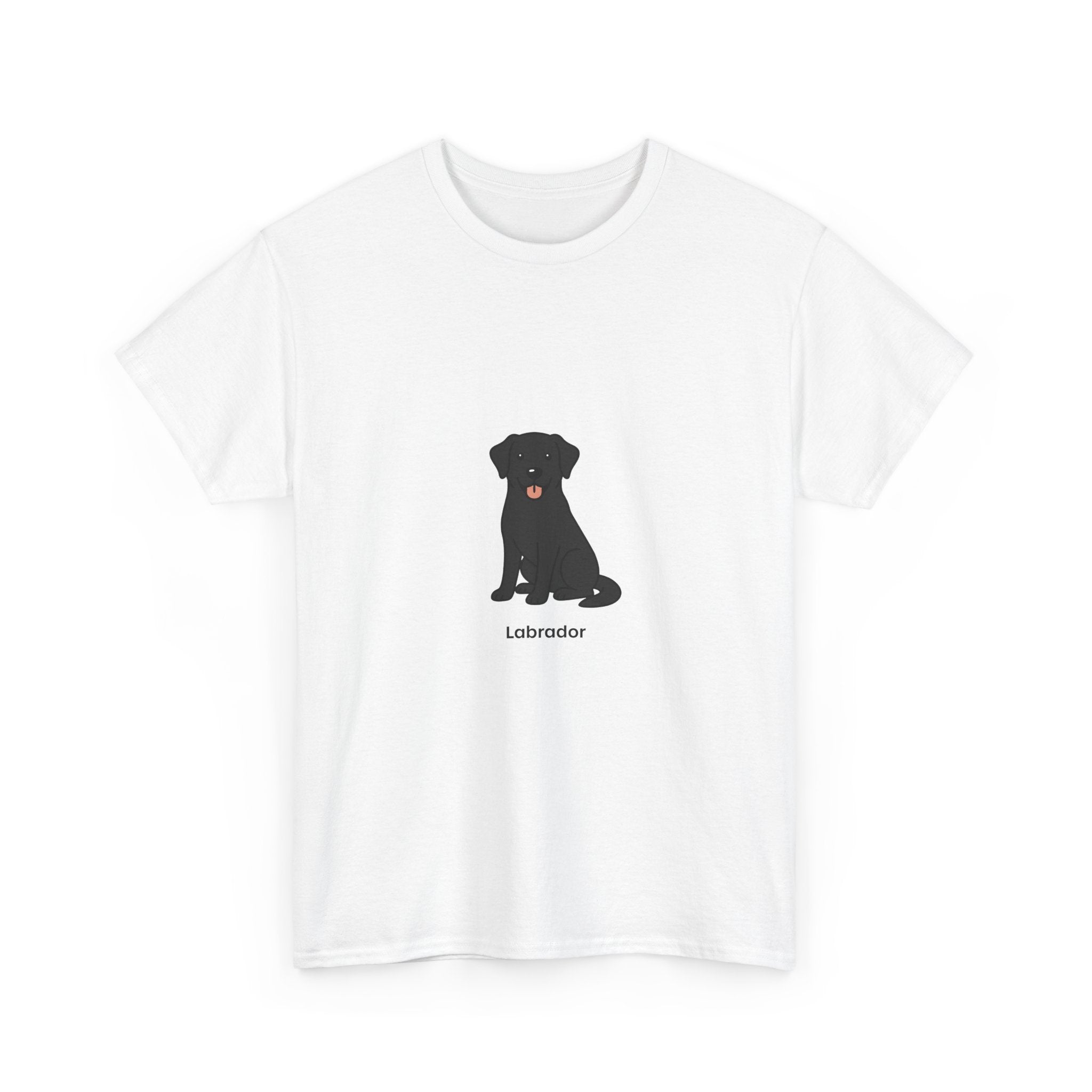 Cute Black  Labrador T-Shirt – Labrador Graphic Tee for Dog Lovers