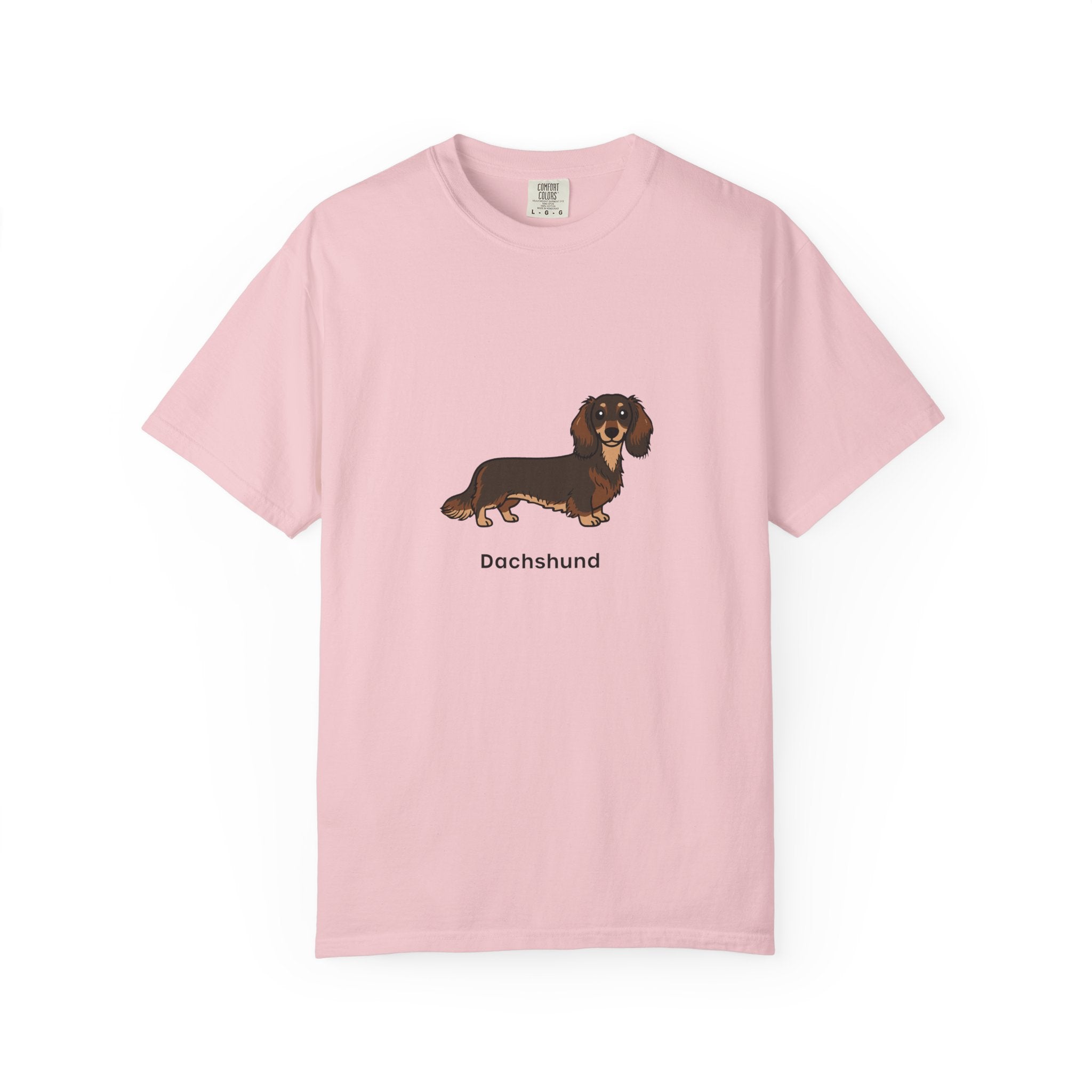 Cute Dachshund Graphic T-Shirt for Dog Lovers Unisex Wiener Dog Illustration Tee