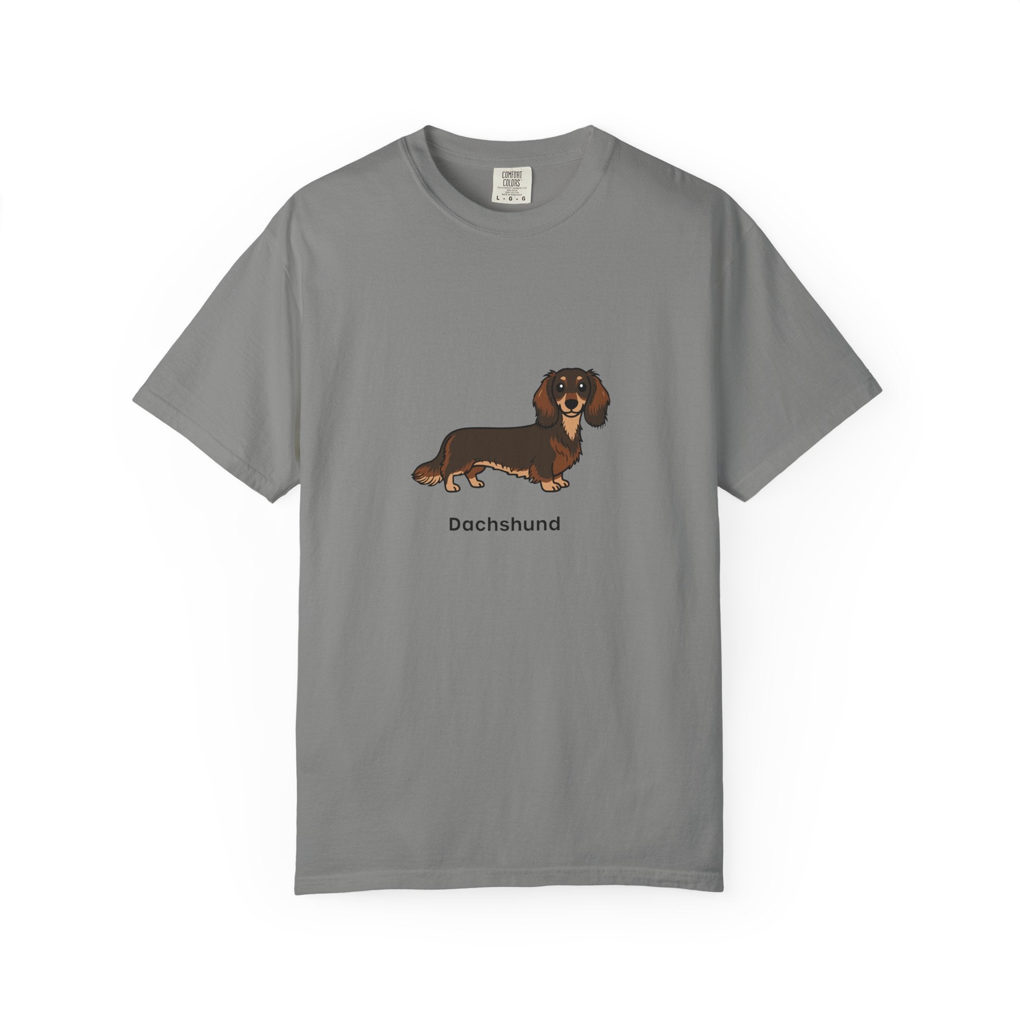 Cute Dachshund Graphic T-Shirt for Dog Lovers Unisex Wiener Dog Illustration Tee