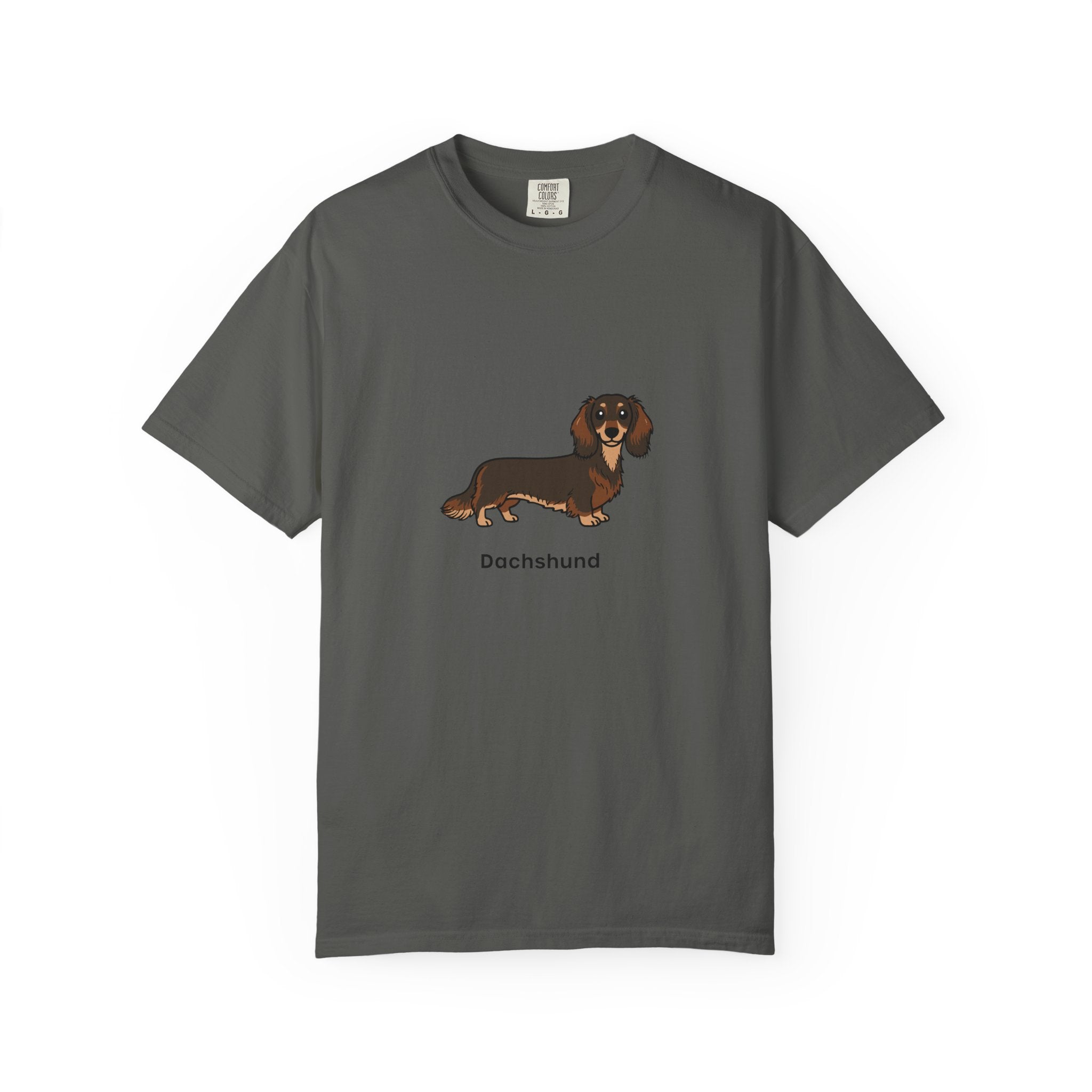 Cute Dachshund Graphic T-Shirt for Dog Lovers Unisex Wiener Dog Illustration Tee