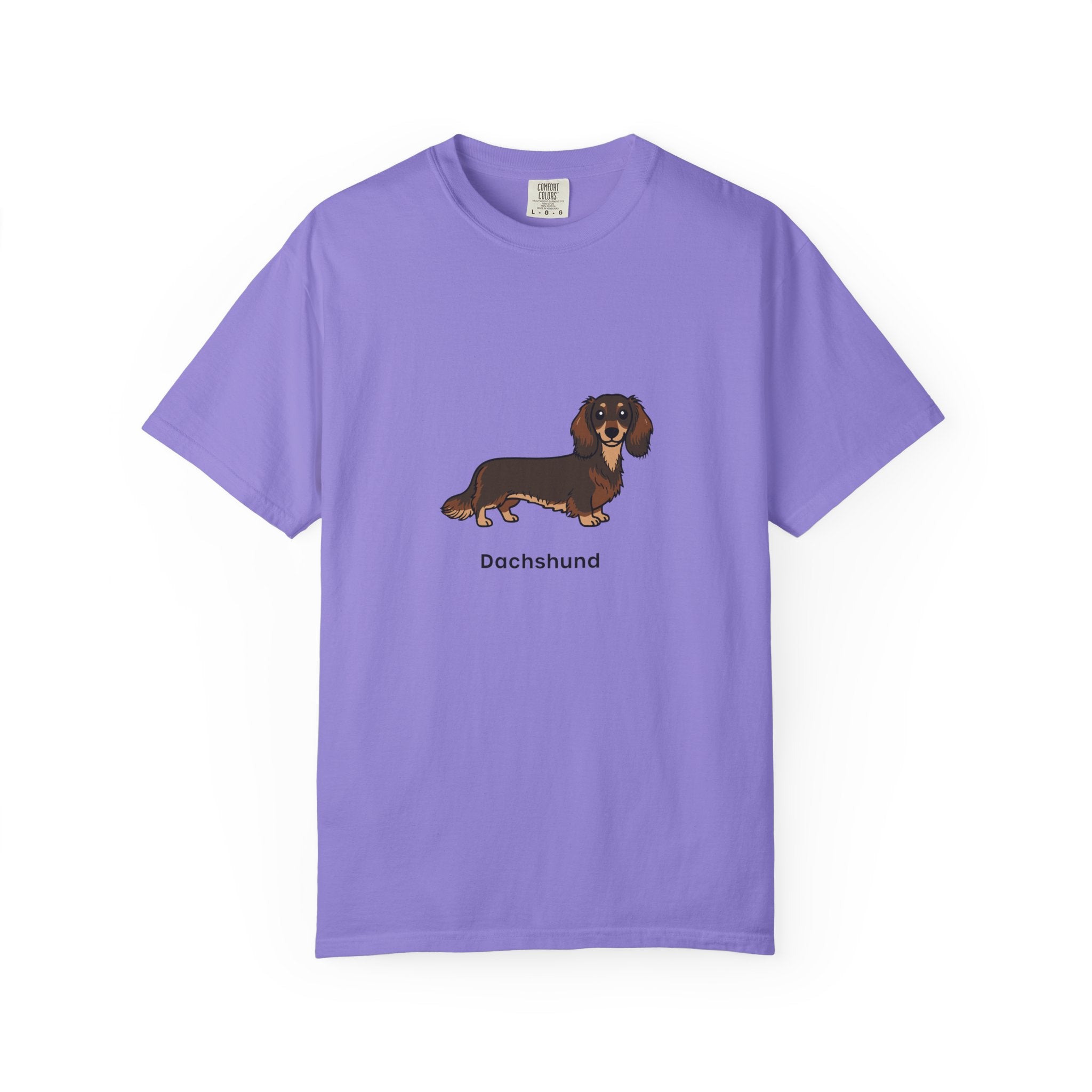 Cute Dachshund Graphic T-Shirt for Dog Lovers Unisex Wiener Dog Illustration Tee