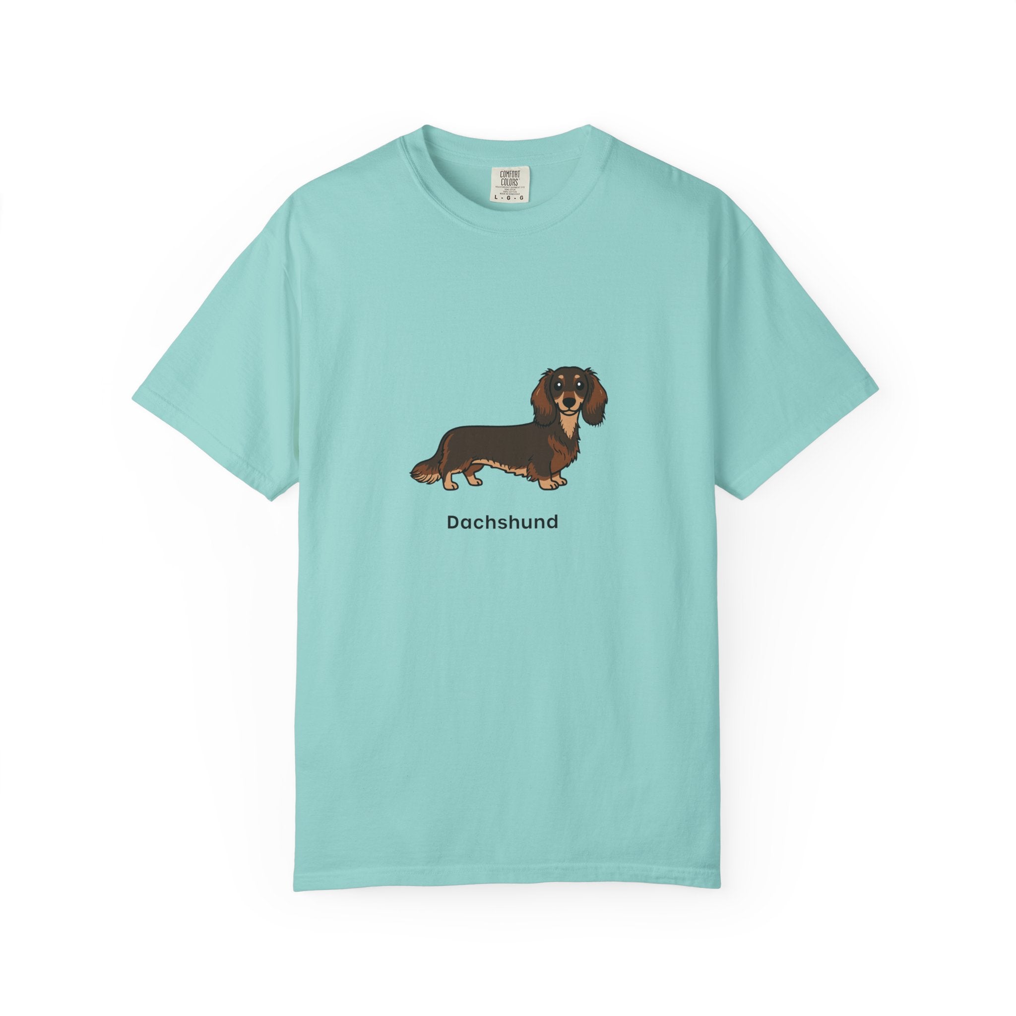 Cute Dachshund Graphic T-Shirt for Dog Lovers Unisex Wiener Dog Illustration Tee