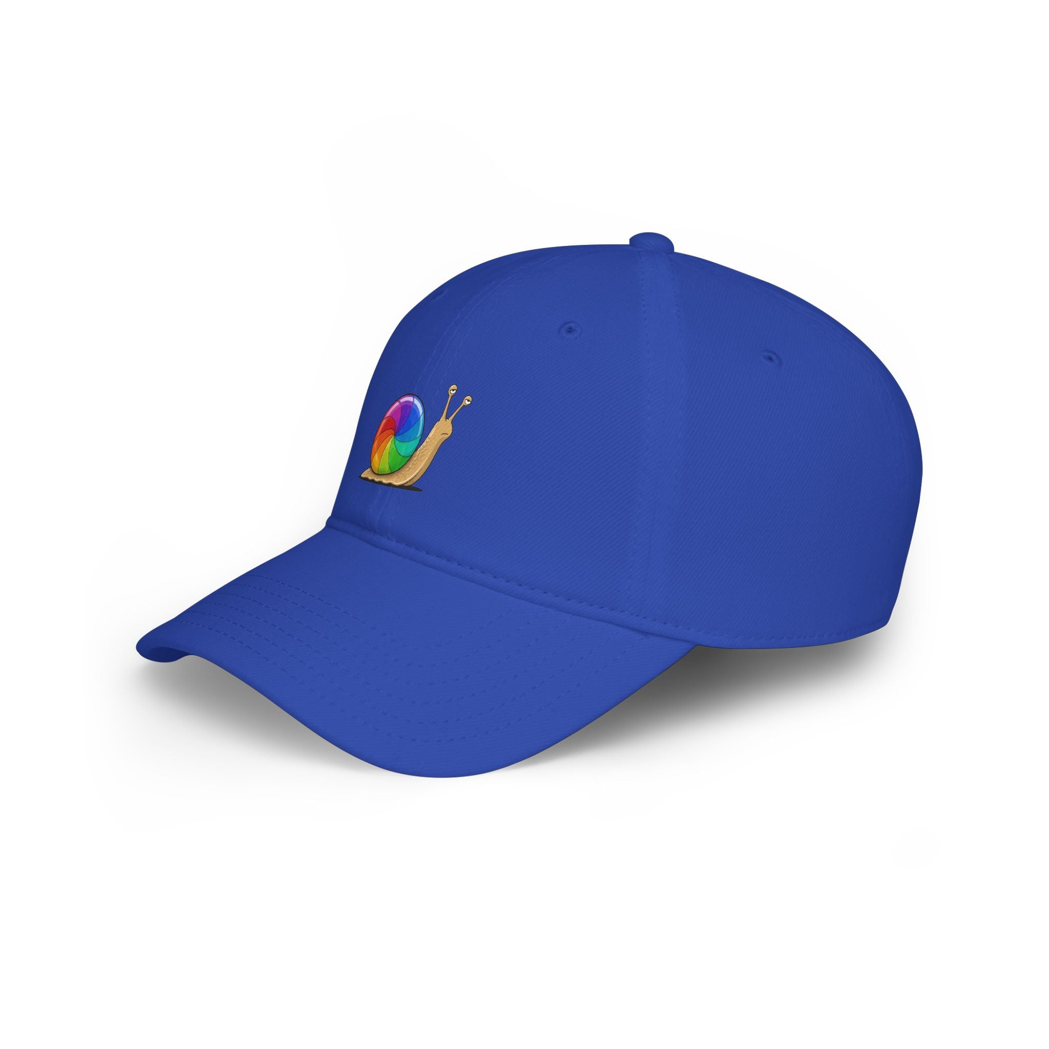 Snail with Rainbow Shell Cap — Low Profile Embroidered Baseball Hat