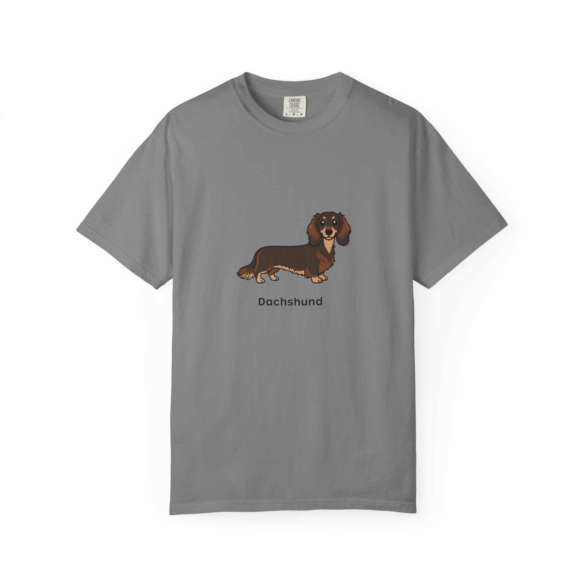Cute Dachshund Graphic T-Shirt for Dog Lovers Unisex Wiener Dog Illustration Tee