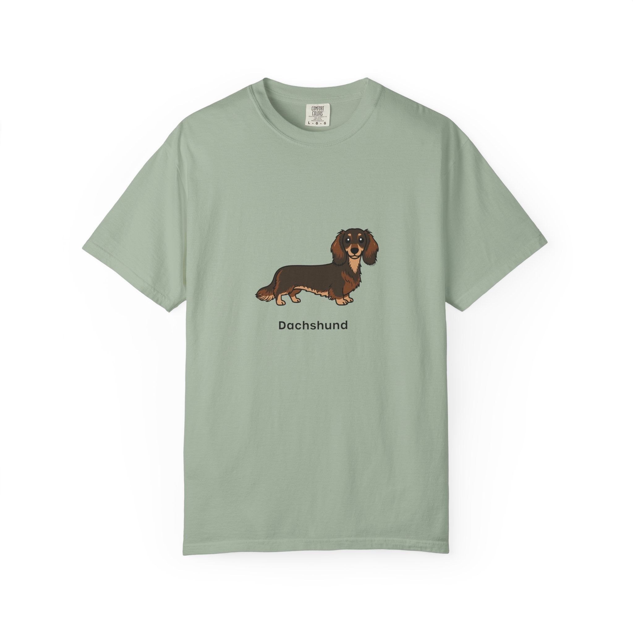 Cute Dachshund Graphic T-Shirt for Dog Lovers Unisex Wiener Dog Illustration Tee