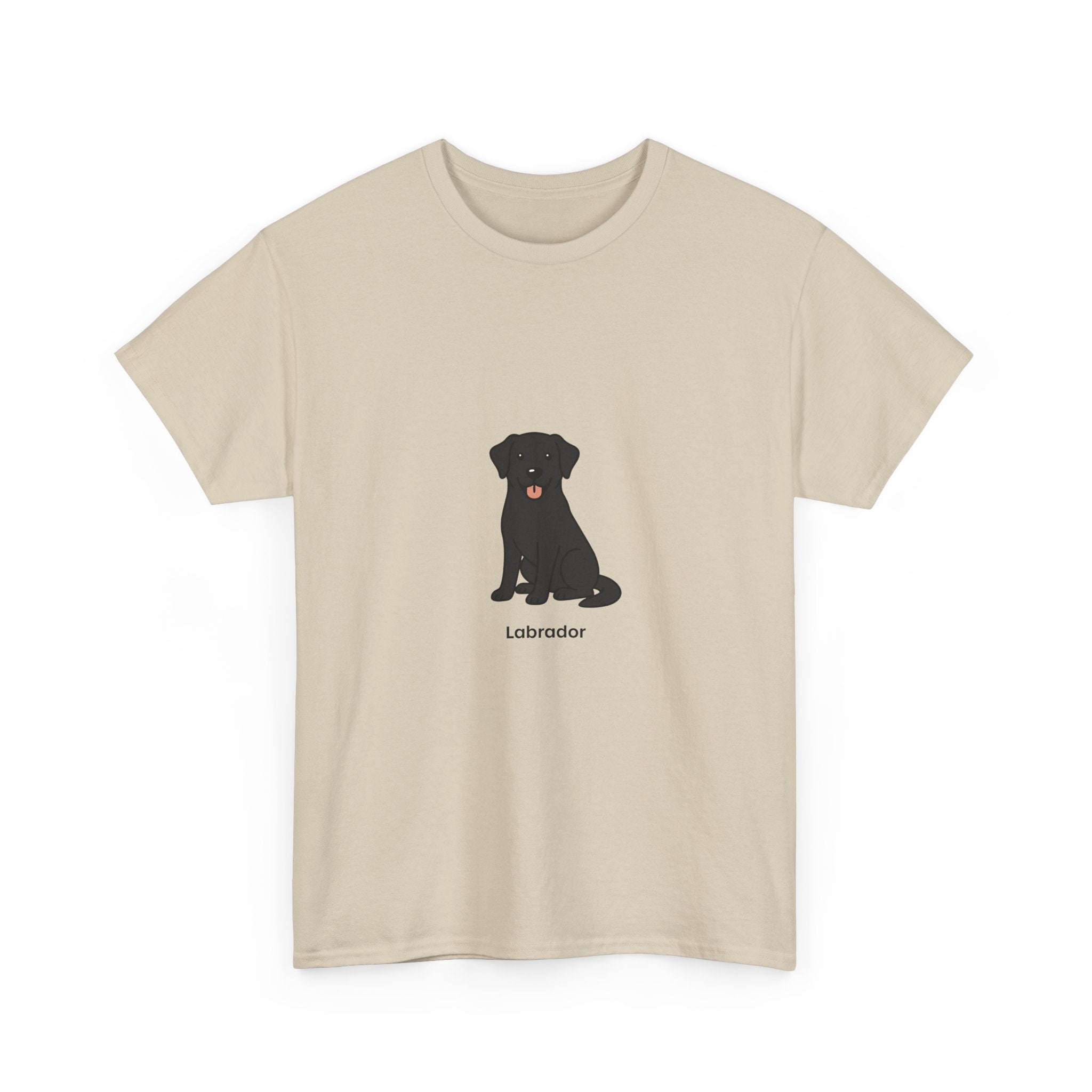 Cute Black  Labrador T-Shirt – Labrador Graphic Tee for Dog Lovers