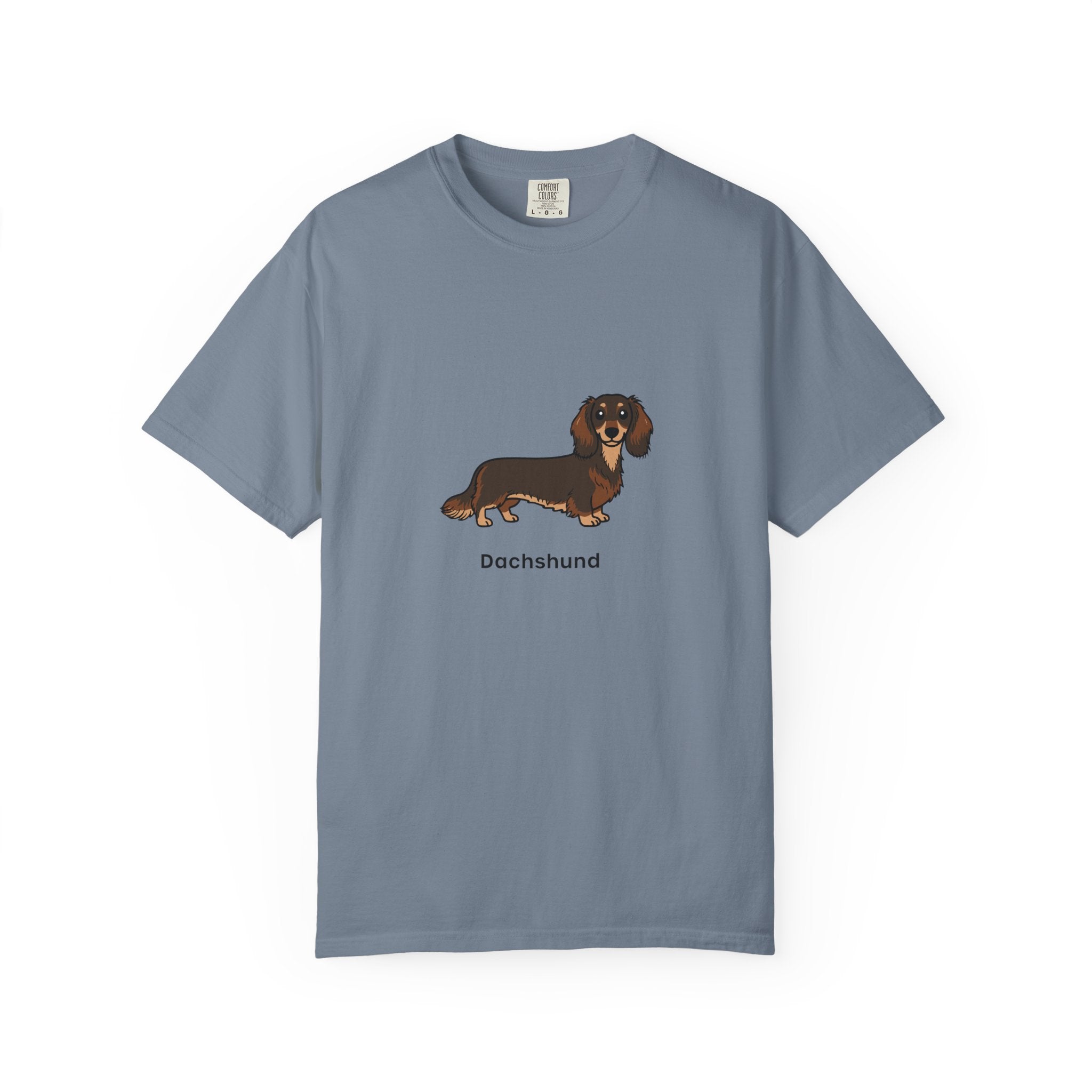 Cute Dachshund Graphic T-Shirt for Dog Lovers Unisex Wiener Dog Illustration Tee