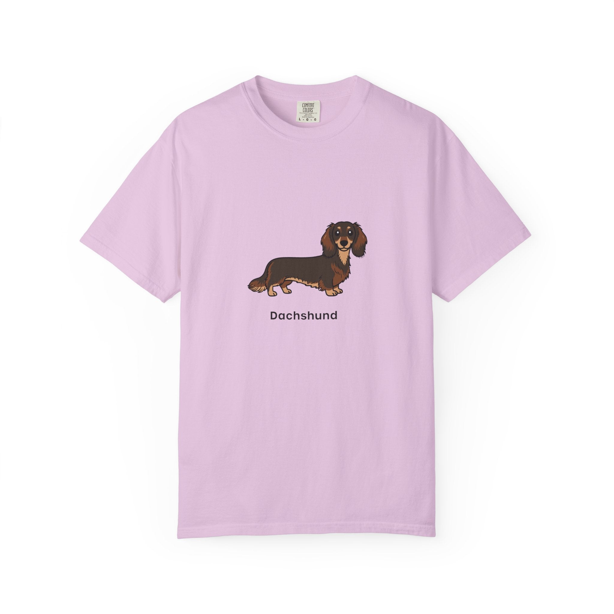 Cute Dachshund Graphic T-Shirt for Dog Lovers Unisex Wiener Dog Illustration Tee