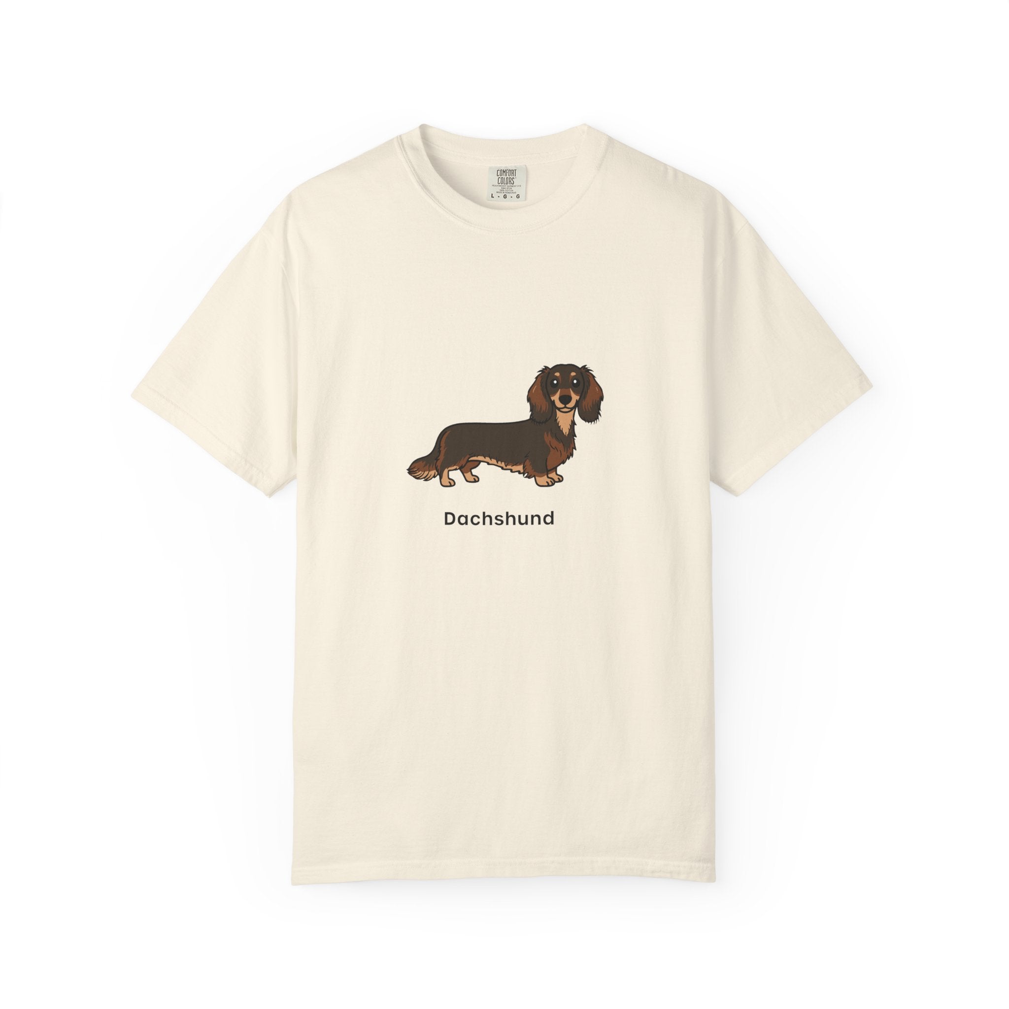 Cute Dachshund Graphic T-Shirt for Dog Lovers Unisex Wiener Dog Illustration Tee