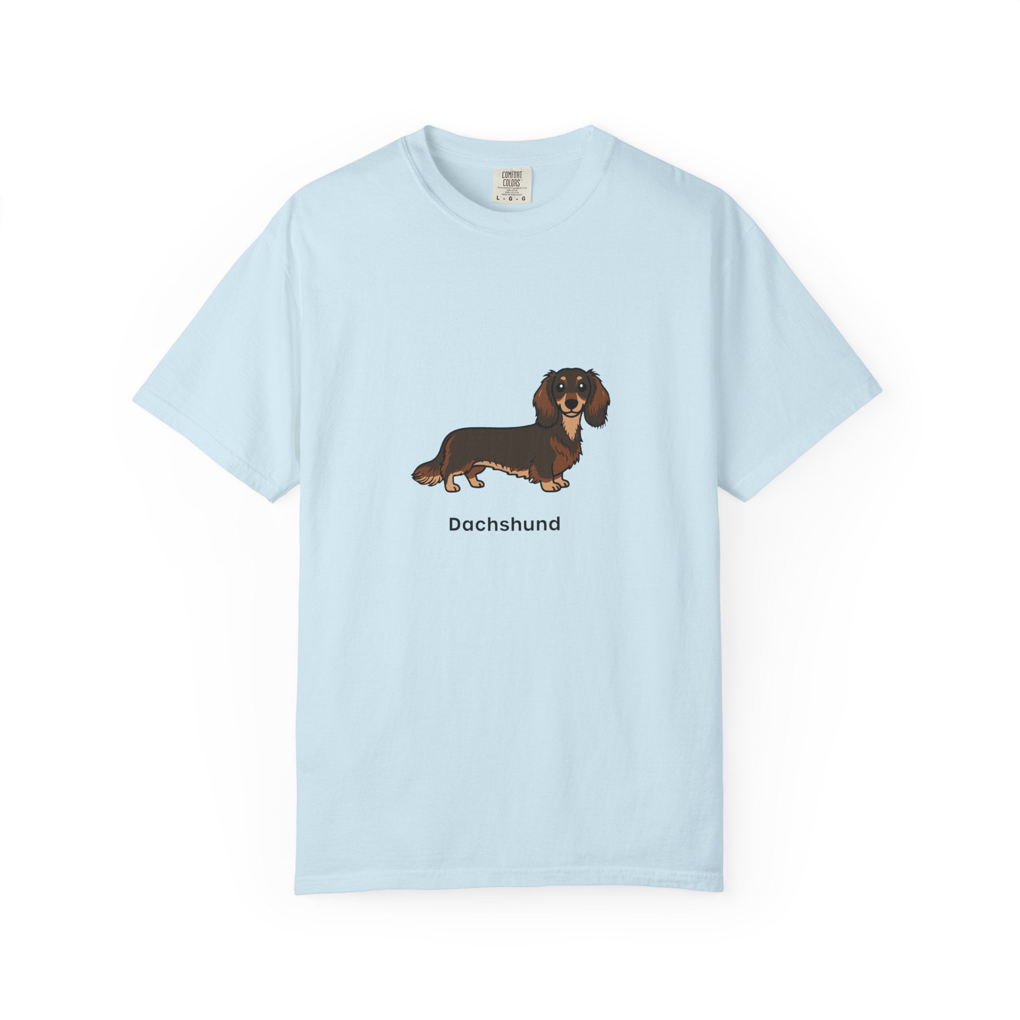 Cute Dachshund Graphic T-Shirt for Dog Lovers Unisex Wiener Dog Illustration Tee