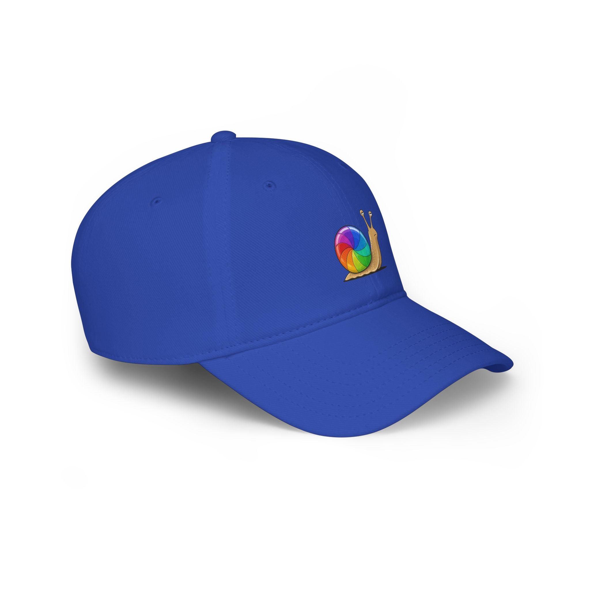 Snail with Rainbow Shell Cap — Low Profile Embroidered Baseball Hat