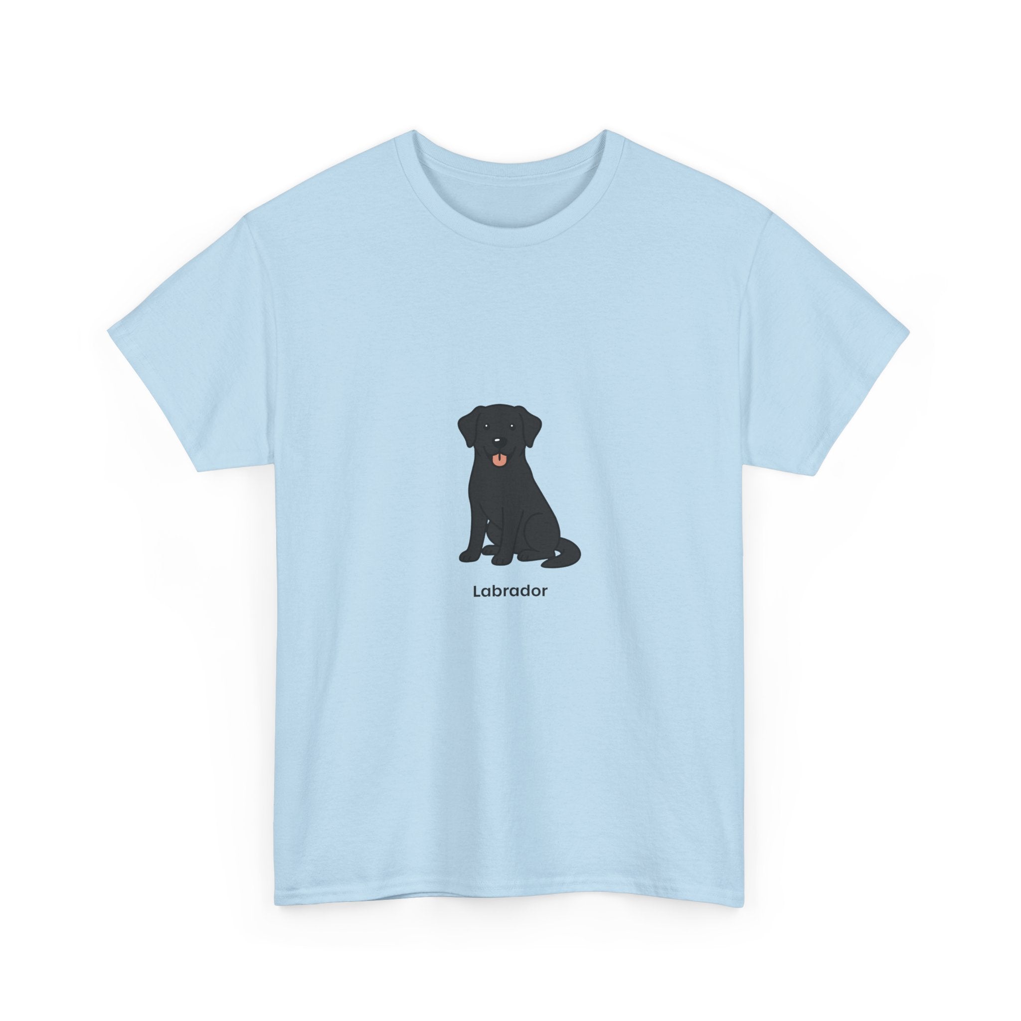 Cute Black  Labrador T-Shirt – Labrador Graphic Tee for Dog Lovers