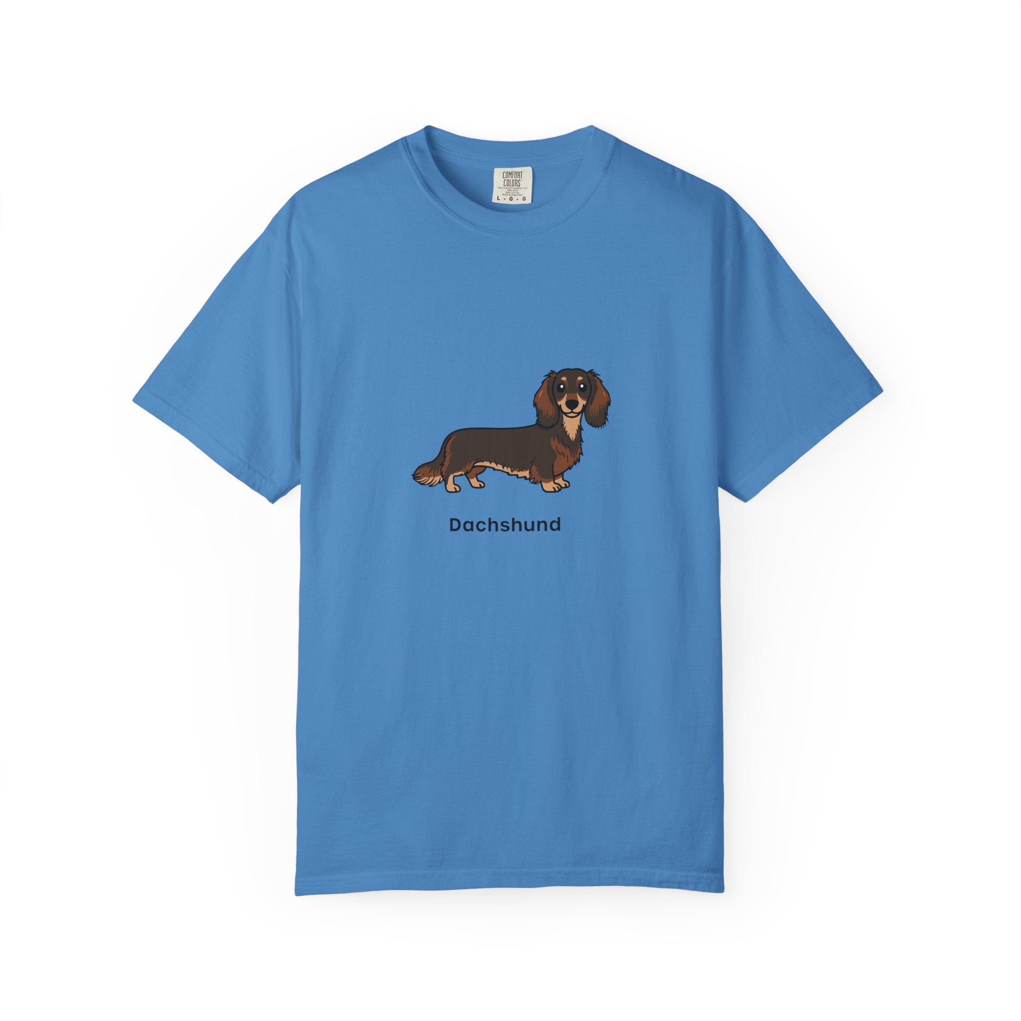 Cute Dachshund Graphic T-Shirt for Dog Lovers Unisex Wiener Dog Illustration Tee