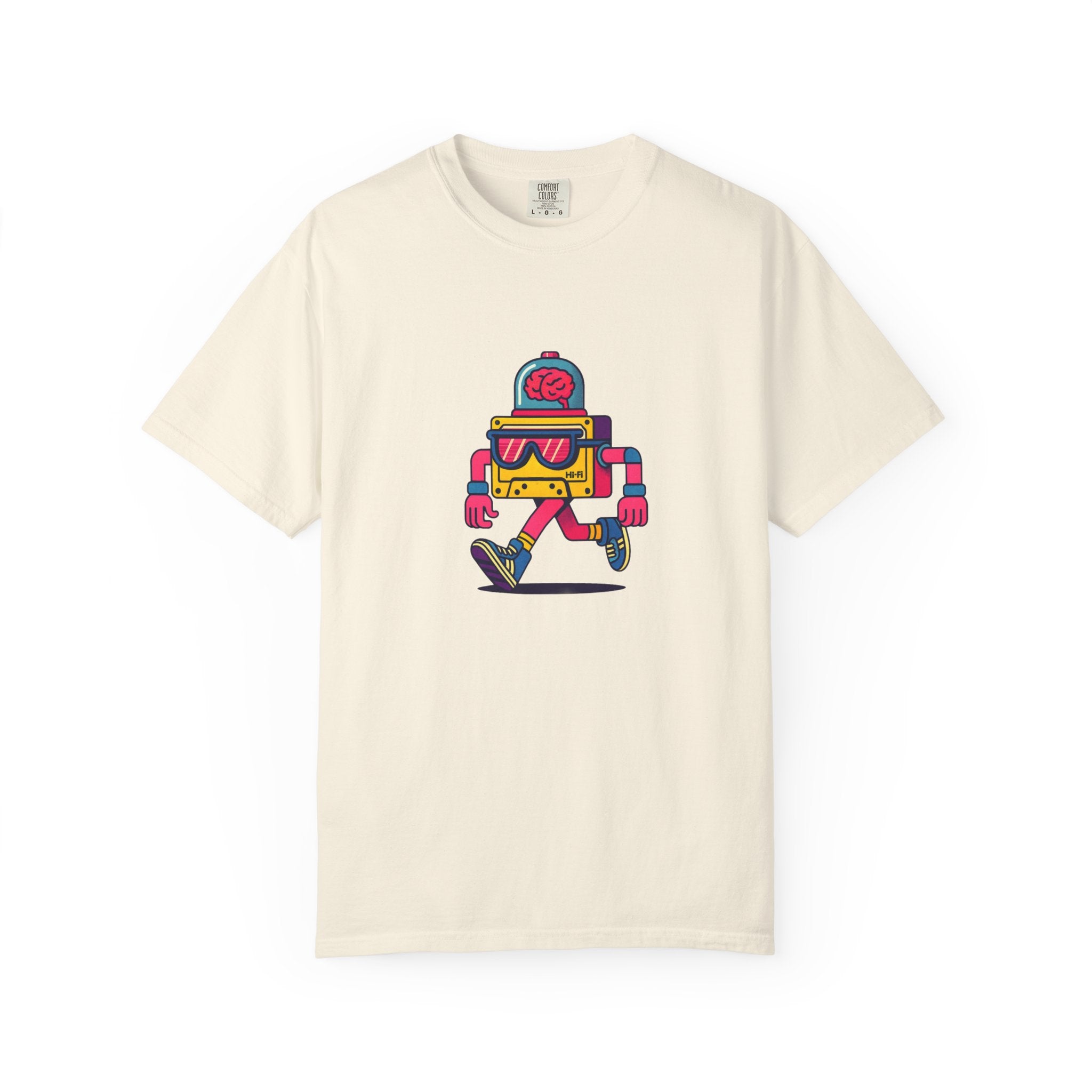 Retro 80s Robot Man T-Shirt – Cool Vintage Tee Unisex Shirt